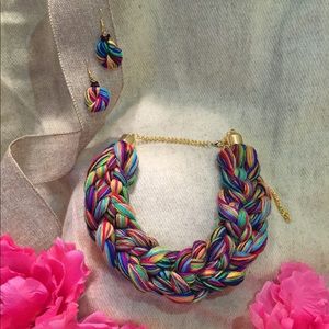 Braided necklace